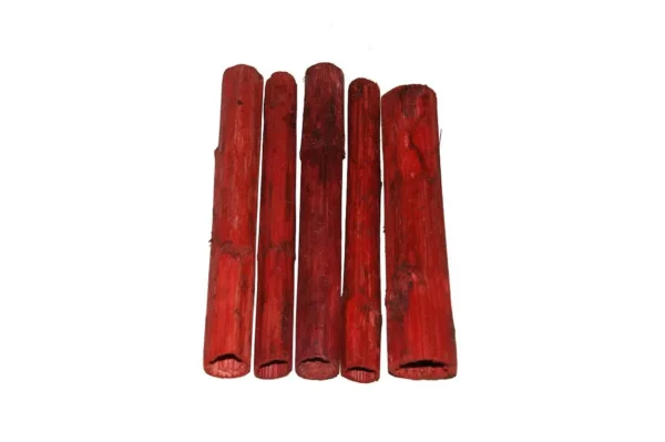 Sunflower stems 20 cm red
