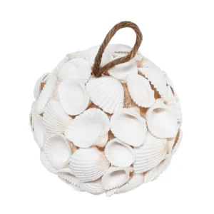 Ball sea shells white chippi 12 cm natural