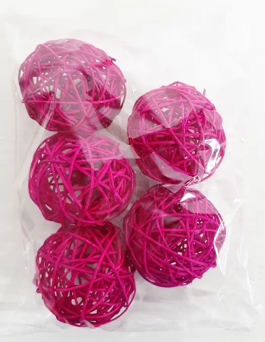 Brunch balls 8 cm fuchsia