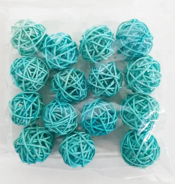 Brunch balls 4 cm aquamarine