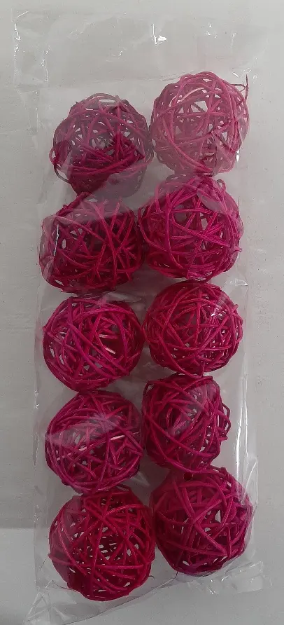Brunch balls 6 cm fuchsia