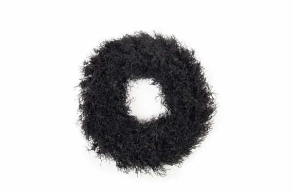 Wreath iron bush 35 cm black