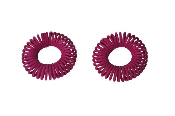 Rattan rosettes round fuchsia
