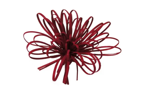 Rattan chrysanthemum 25x12 cm red
