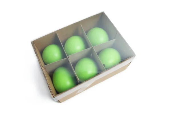 Chicken eggs apple green
