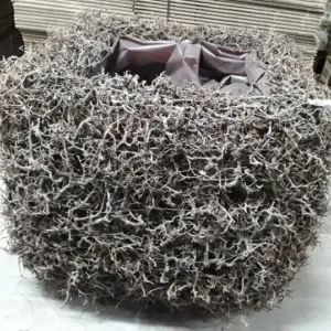 Pot bonsai wood square 65 cm natural