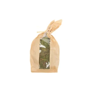 Flat moss in paper bag natural