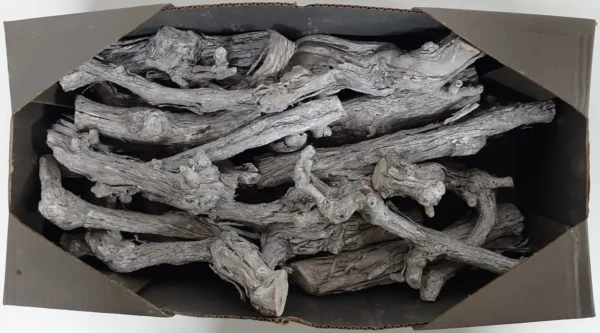 Grape wood stone washed white