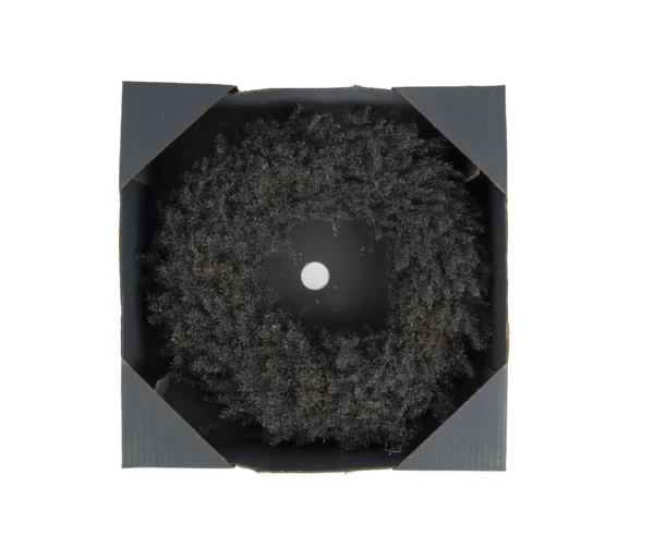 Wreath lepidium 45 cm black