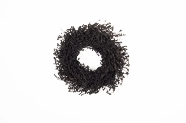 Wreath leinenherb 35 cm black