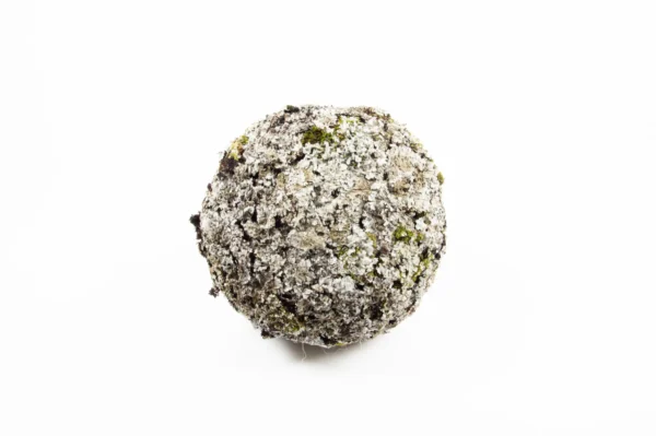 Ball stone moss grey 30 cm natural