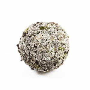 Ball stone moss grey 40 cm natural