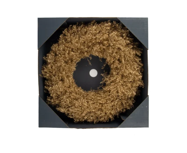 Wreath lepidium 45 cm gold