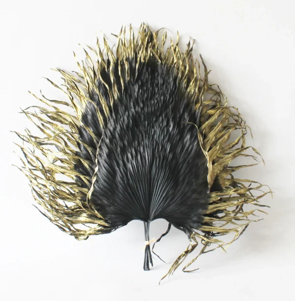 Anahaw leaves mini black/gold