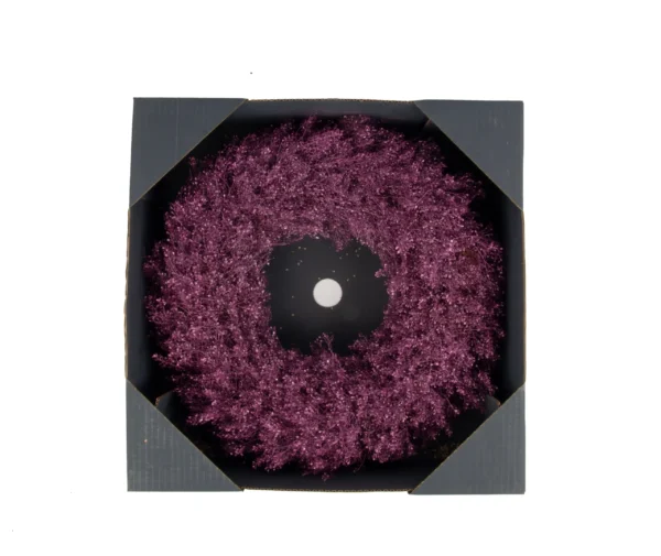 Wreath lepidium 45 cm metallic berry