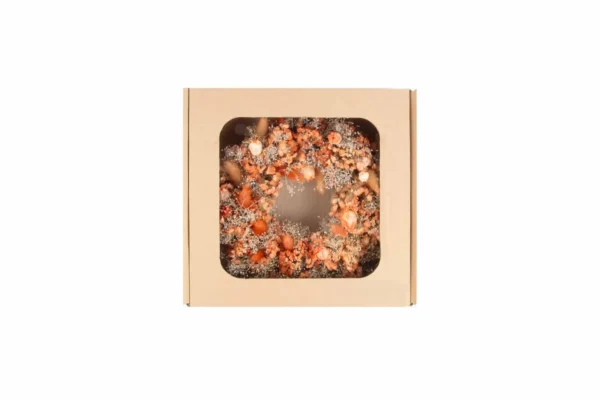 Wreath Chantal 30 cm salmon