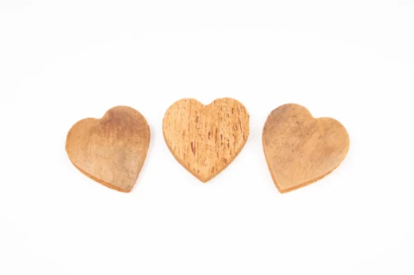 Coconut hearts 5 cm natural