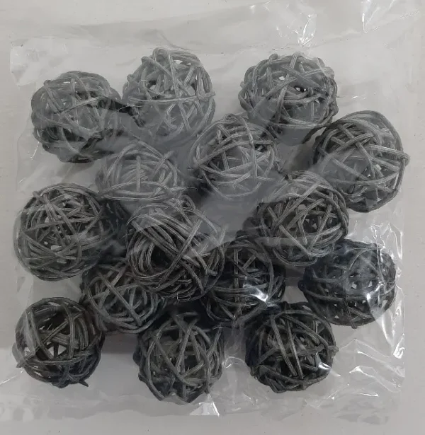 Brunch balls 4 cm grey