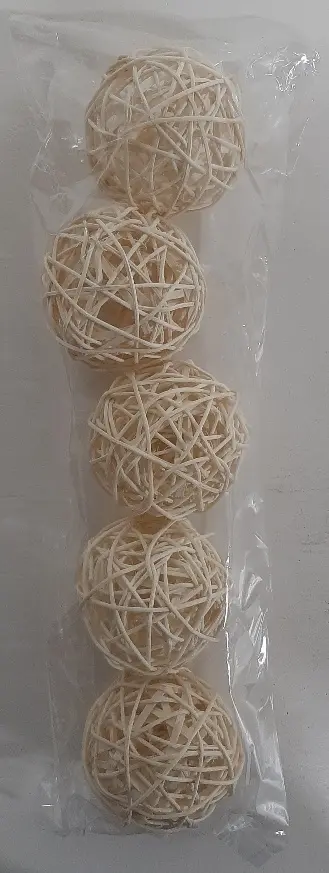 Brunch balls 8 cm bleached