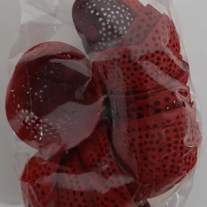 Bell cup perforated red