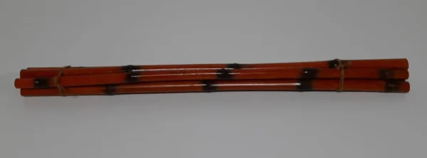 Bamboo burned 90 cm orange