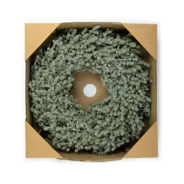 Wreath leinenherb 35 cm misty green