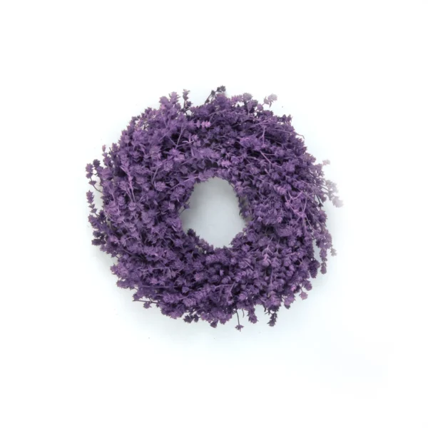 Wreath leinenherb 35 cm lavender