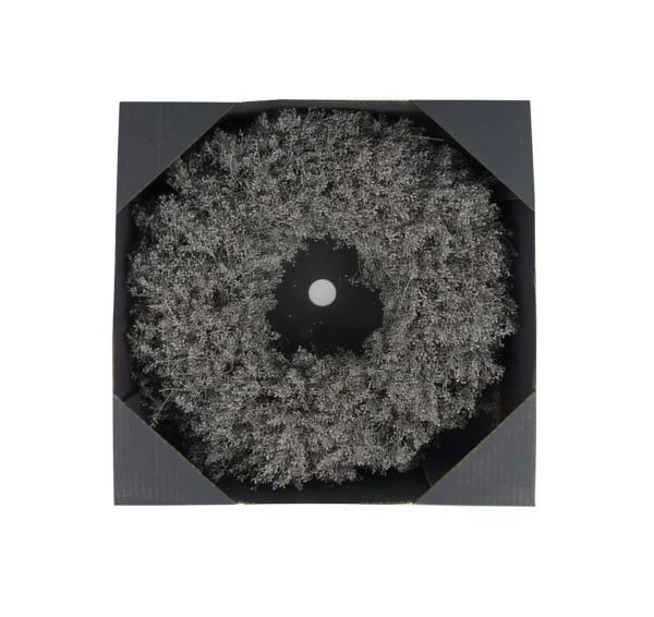 Wreath lepidium 35 cm misty grey