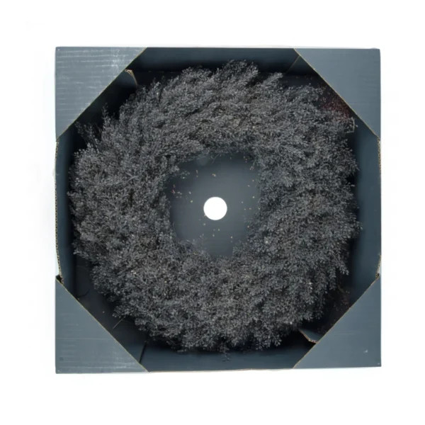 Wreath lepidium 35 cm anthracite