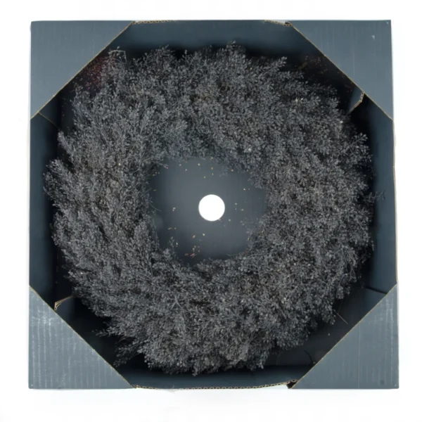Wreath lepidium 45 cm anthracite