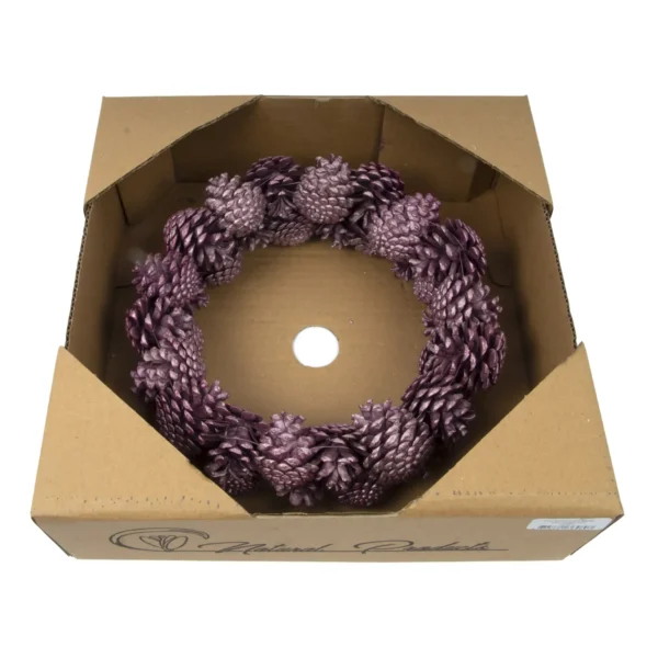 Ring austriaca cones 30 cm metallic berry
