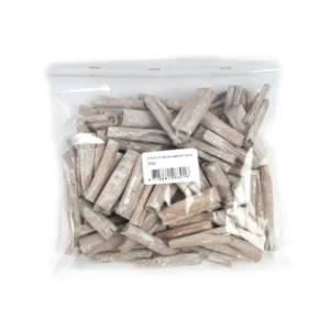 Cinnamon 6 cm stone washed white