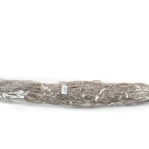 Browny raphia stone washed white