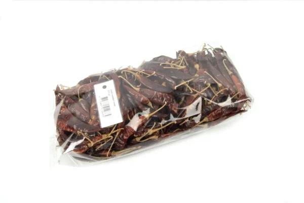 250 gram Chili peppers medium red, dried, in bag