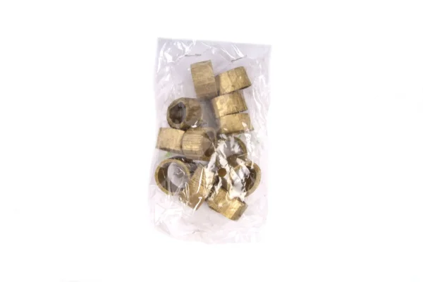 Bamboo rings dia. 2-2.5cm gold