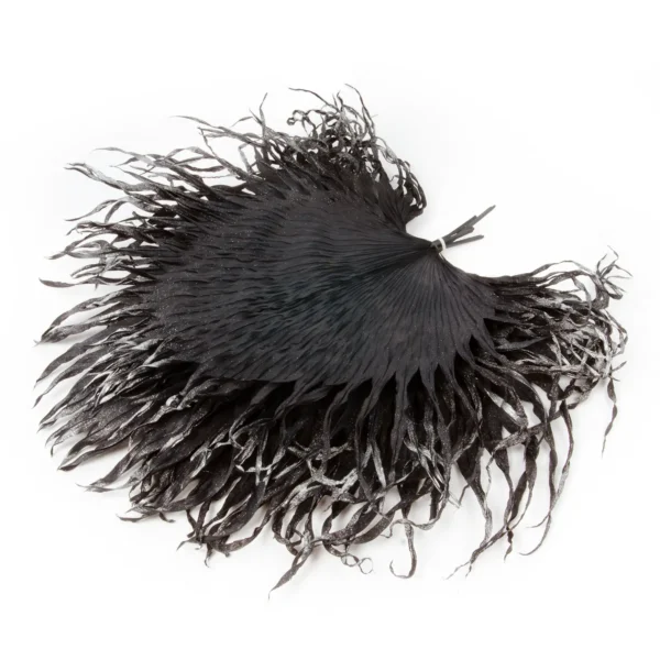 Anahaw leaves mini black/silver