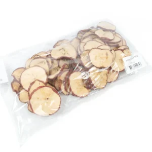 Apple slices red