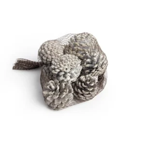 Austriaca cones in net stone washed white