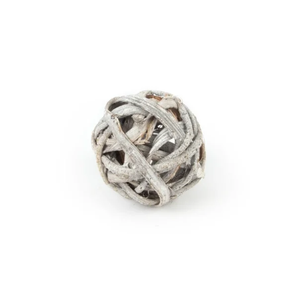 Ball cipo bark 10 cm stone washed white