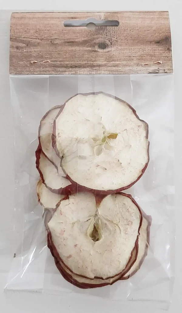 Apple slices red